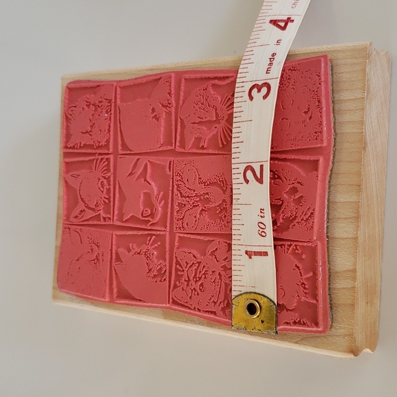 Cat Stamp Hampton Art Stamps 4578 Kitty Tiles Large Cat Stamp - Picture 12 of 13